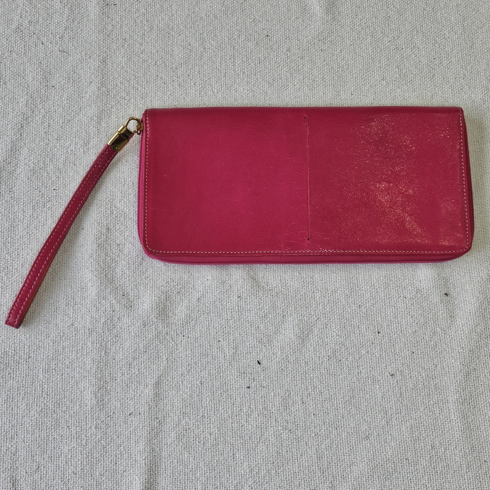 TUSKTUSCANY TRAVEL PORTFOLIO WALLET GERANIUM